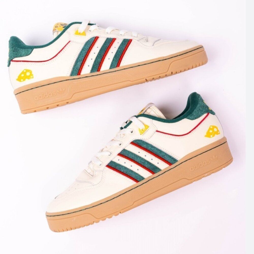 NEW Shake x Adidas Rivalry 86 Low "414 Day" - Men's SIze 6.5 US (IH3150) 39 1/3